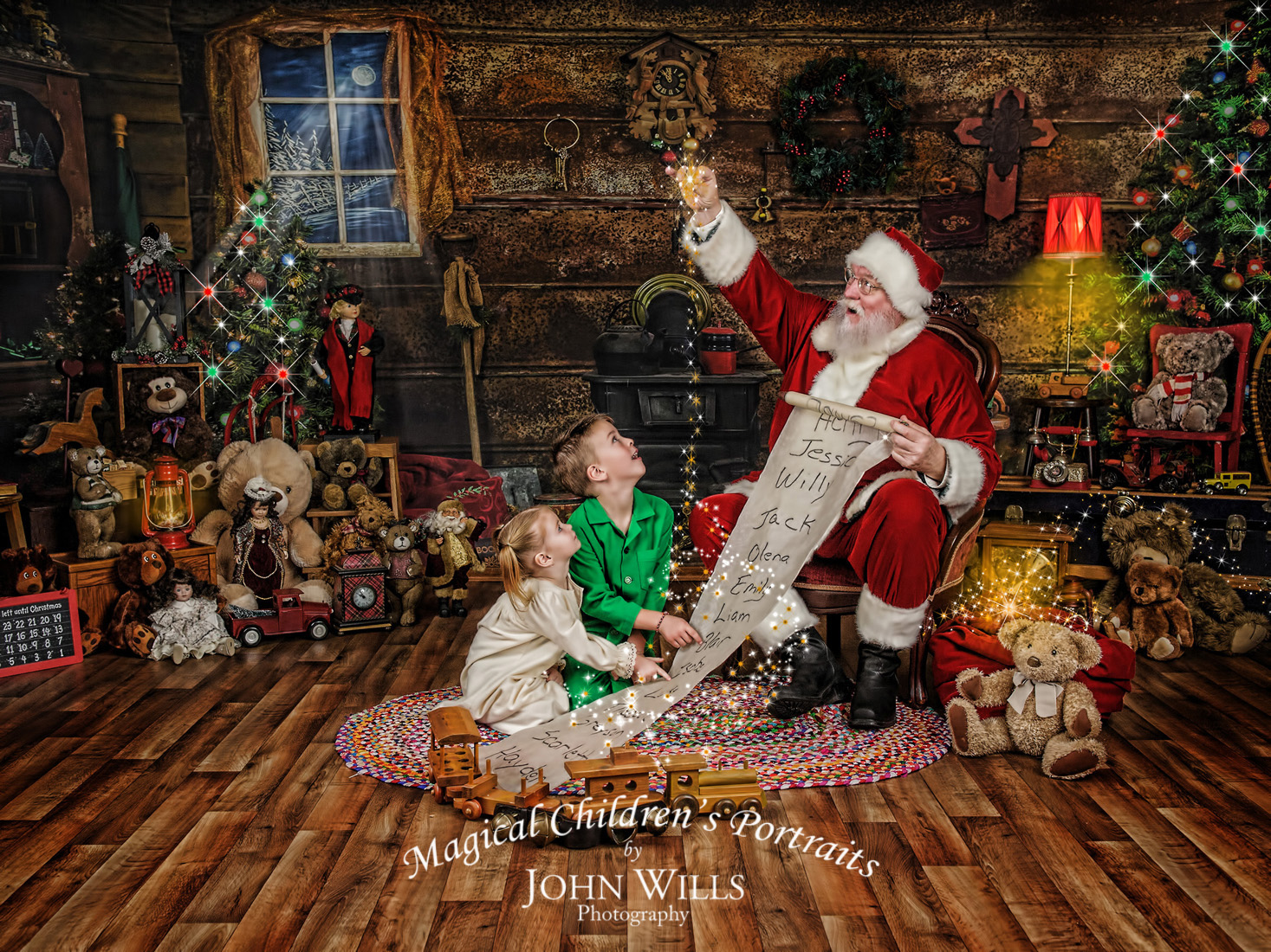 Christmas photos with Santa